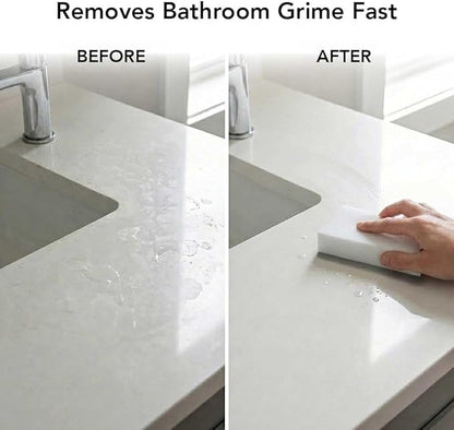 Heavy Duty Melamine Cleaning Sponge (2-Pack) – Multi-Surface Eraser Sponge, Breakable Power Blocks for Tough Stains, Grease & Scuffs, Kitchen, Bathroom, Walls & Deep Cleaning
