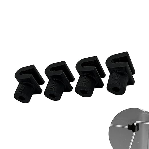 Snap Handle Connector Accessories Compatible with Rev-A-Shelf 27-Quart Soft Close Double Pull Out Trash Can, Trash Can Replacement Parts (4)