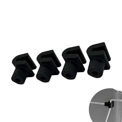 Snap Handle Connector Accessories Compatible with Rev-A-Shelf 27-Quart Soft Close Double Pull Out Trash Can, Trash Can Replacement Parts (4)