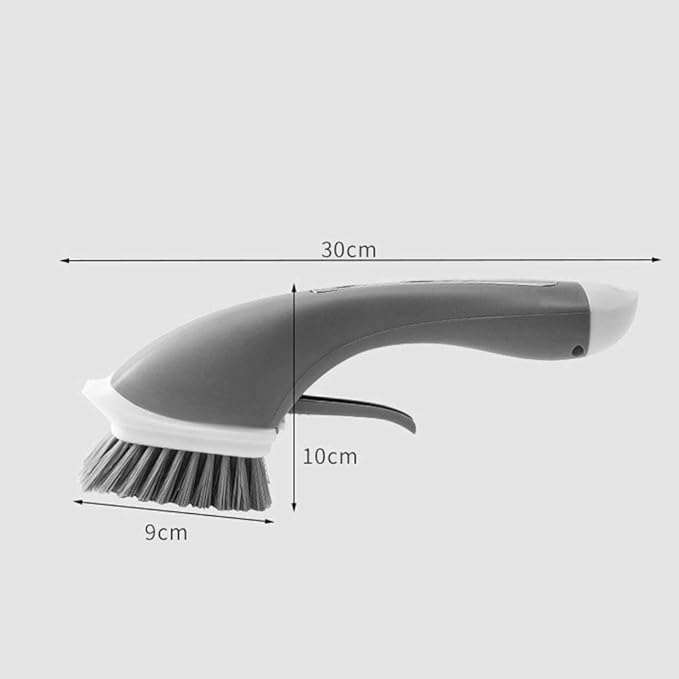Yosoo Automatic Soap Dispensing Brush, Professional Anti Skid Handle, Easy to Use, with Pot Brush for Sink Kitchen (1)