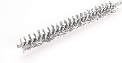 Utoolmart Steel Wire Cleaning Brush, Spiral Power Tube Brush, Steel Wire Tube Brush Cleaning Tool, Tube Bottle Brush, 0.6-inch Diameter 12-inch Length, 5pcs