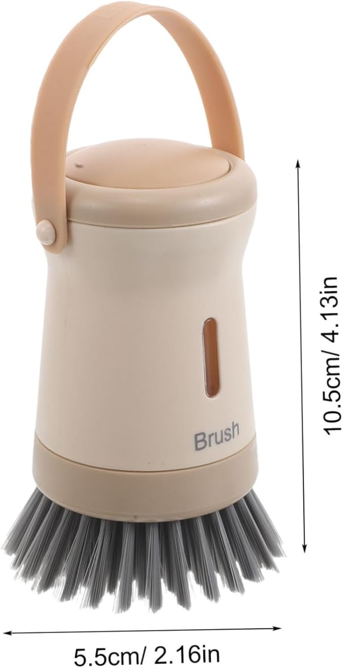 VOSAREA Liquid Adding Brush for Dishes Kitchen Dish Brush Soap Dispenser for Gentle Cleaning