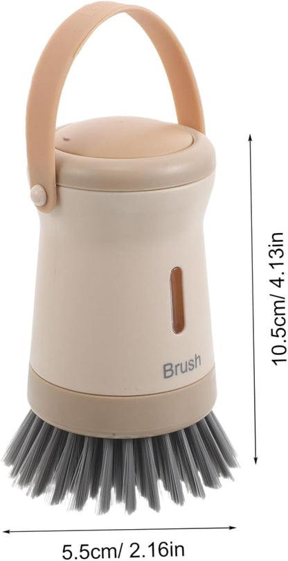 VOSAREA Liquid Adding Brush for Dishes Kitchen Dish Brush Soap Dispenser for Gentle Cleaning