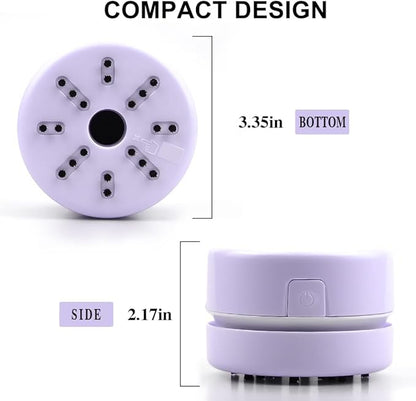 BLOCE Diamond Tools, Diamond Accessories for Diamonds, Desk Vacuum Cleaner Mini, Hand-Held Vacuum Cleaner for Painting Lover (Purple)