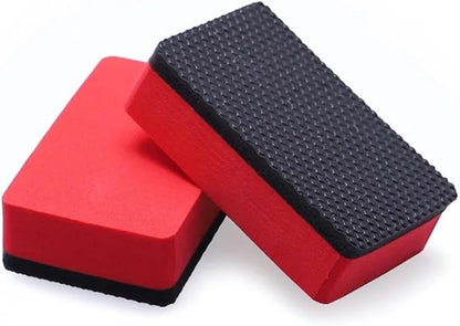 Car Magic Clay Bar Pad Decontamination Sponge Car Detailing Sponge Block Cleaning Smooth Eraser Wax Polish Pad Car Cleaning Tool(5Pcs)