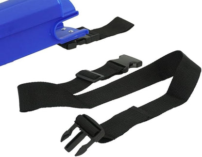 XERO Window Cleaning Holster and Belt- Detachable Side Bucket on a Belt Squeegee and Tool Holder for Home & Professional Cleaners-Fits up to Two 12-Inch Squeegees and One 18-inch squeegees- Blue