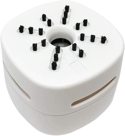 allydrew Cute Portable Mini Vacuum Cleaner for Home and Office, White Box