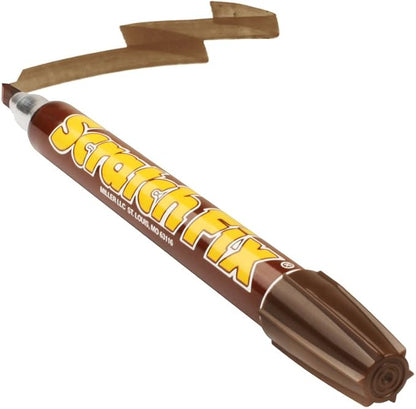 Miller SF1205 Wood Stain Scratch Fix Pen / Wood Repair Marker - Medium Brown Wood