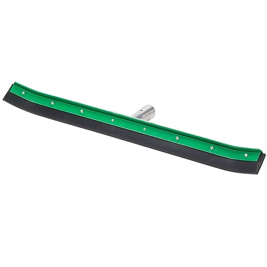 "Unger FP90C 36"" Aquad ozer Heavy Duty Curved Floor Squeegee with Neoprene Rubber", black, green