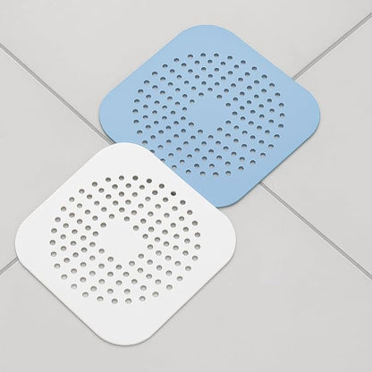 Silicone Drain Protector, Gray Anti-Clog Hair Catcher for Shower and Bathtub, 5.7 Inch Flexible Strainer with Easy Clean Design