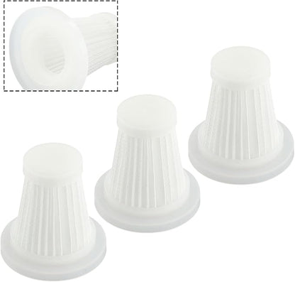 2/3/5 Pack Replacement Filters For Handheld Car Vacuum Cleaner Filter Element, Cordless Desk Vacuum Cleaners, Dust Filter Car Vacuum Cleaner Replacement Filters(3pcs)