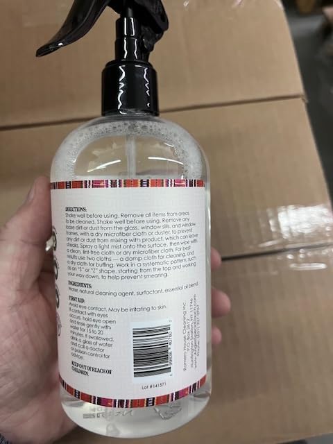 Angie's Special Touch Natural Glass & Mirror Cleaner, 99% Naturally Derived, No Harsh Chemicals, 16 fl oz