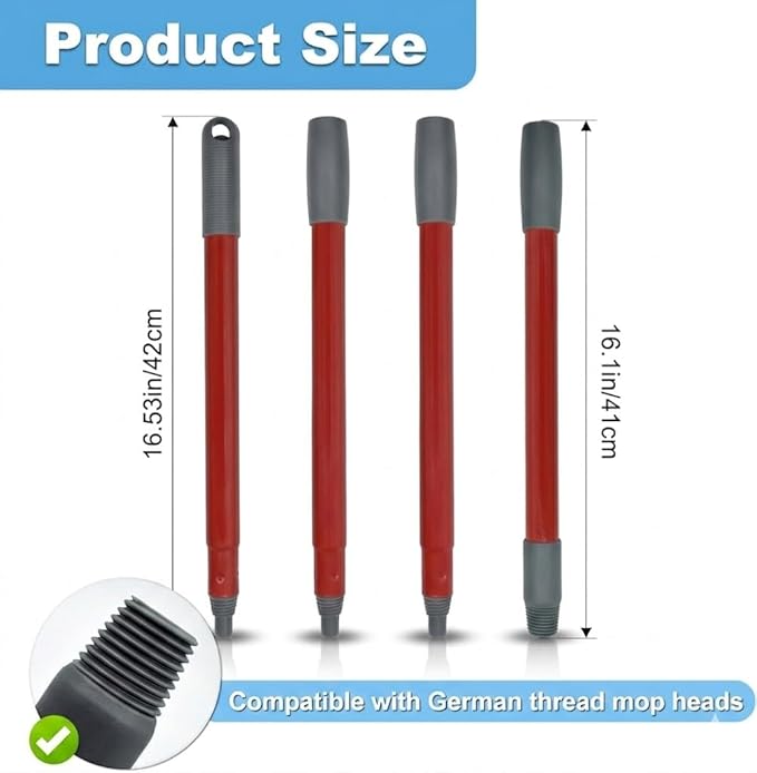 Microfiber Flat Mops for Floor Cleaning,Flat Mop with 3 Reusable Pads and Extendable 58" Long Handle for O Cedar Dual-Action Microfiber Flip Mop ,Washable Hardwood Floors Mopping to Dry and Wet Clean