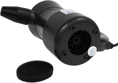 XPOWER A-2S Cyber Duster - Plug-in Electric, Multipurpose Duster and Air Blower with 2 Speed Settings of 39000/28000 RPM and 10-Foot Power Cord (Black)
