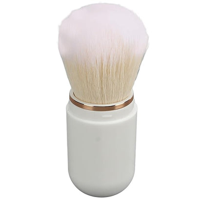Nail Dust Brush, Nail Art Dust Powder Remover Brush Rhinestone Handle Nail Art Dust Cleaner Brush Professional Nail Art Tool Manicure Duster Tools for Acrylic Gel Nails (White)
