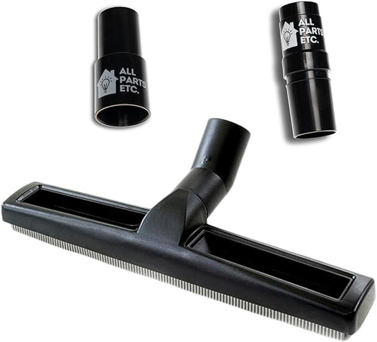 1.25” Squeegee Floor Tool for Wet/Dry Vacuums – Water Removal Attachment with 1 3/8” & 1.5” Adapters – Compatible with Shop Vac, Craftsman, Milwaukee, & Central Vacuums
