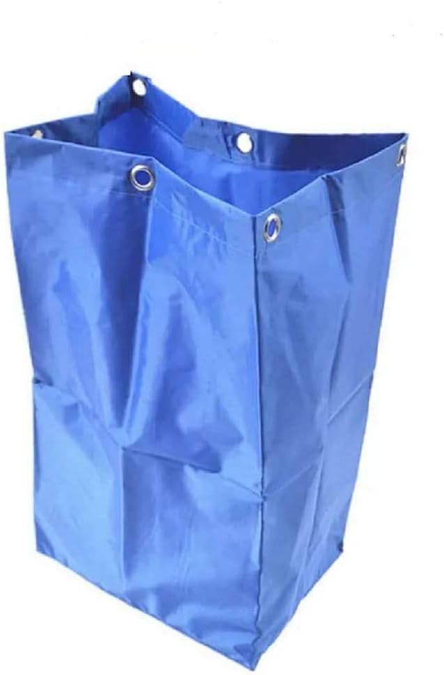 Replacement Janitorial Cart Bag(16 x 11 x 27inches),Waterproof High Capacity Thickened Housekeeping Commercial Janitorial Cleaning Cart Bag (1PCS-Blue)