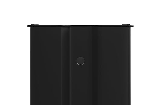 GarveeHome 1.6 Gal Step-On Trash Can, Stainless Steel Small Bathroom Garbage Bin with Soft Close Lid, Slim Space-Saving Design, Removable Inner Bucket for Bathroom, Bedroom, Office, Silver