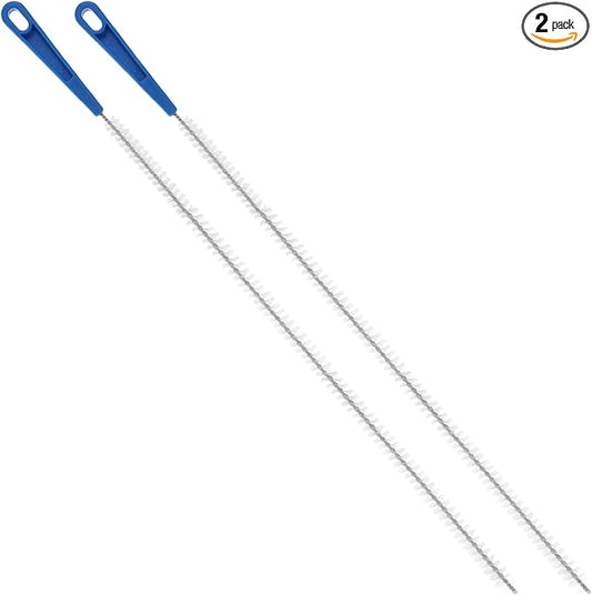 2Pcs 23.62Inch Sink Unclogger Tool, Ymapinc Toilet Shower Sink Snake Drain Brush, Lint Trap Cleaning Tools, Bathroom Bathtub Drain Clog Remover for Kitchen Plumbing