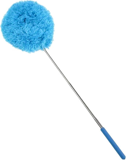 Flexible Dusting Tool Duster - Extendable Microfiber Cleaner, Household Ceiling Fan Remover | Telescopic Dust Removal Wand System, Bendable Head Attachment with Soft Grip for High Furniture Surfaces