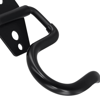 24 Pack Broom Holder Wall Mount, Heavy Duty S Hooks Tool Hangers Metal Garage Hooks for Brooms Mops Shovels Raks, Black