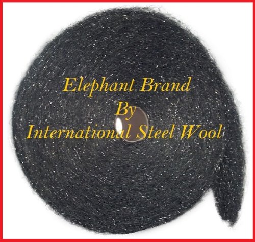 Case of #4 Steel Wool 5 lb Rolls (25 lbs)