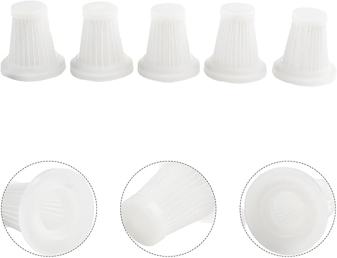 2/3/5 Pack Replacement Filters For Handheld Car Vacuum Cleaner Filter Element, Cordless Desk Vacuum Cleaners, Dust Filter Car Vacuum Cleaner Replacement Filters(2pcs)
