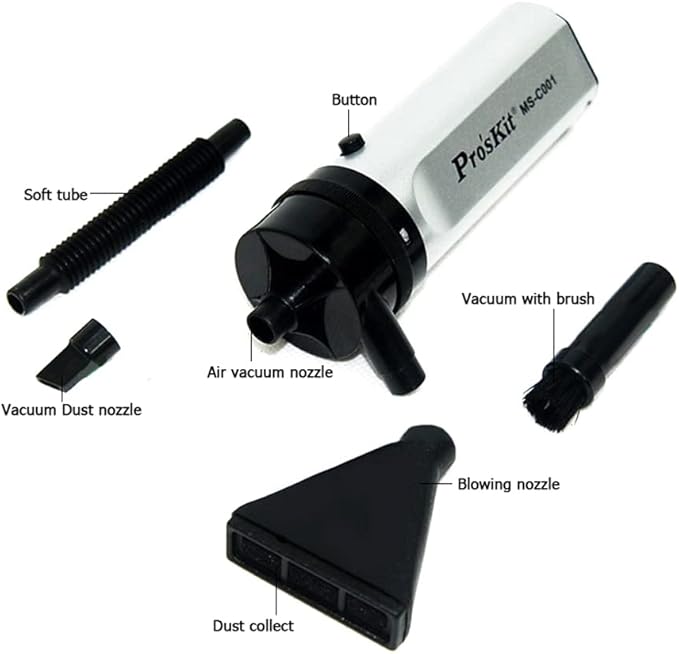 MS-C001 High-Power Portable Hand-held Mini Vacuum Cleaner for Disk Hardware Keyboard Screen USB Dust Collector Laptop