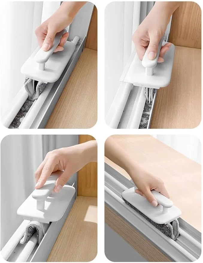 Removable Window Washing Brush Window Groove Cleaning Tool Sliding Door Track Cleaning Hand-held Crevice Brush The Wiper Blade