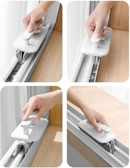 Removable Window Washing Brush Window Groove Cleaning Tool Sliding Door Track Cleaning Hand-held Crevice Brush The Wiper Blade