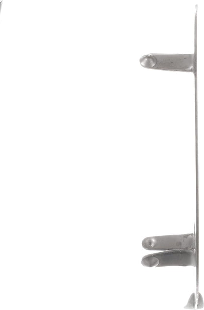 OCS Parts Set of Two Commercial Kitchen Sink Flat Strainers | Universal Fit 3-Inch Stainless Steel Strainer | Fits Most 3 Tier Compartment Sinks (2-Pack)