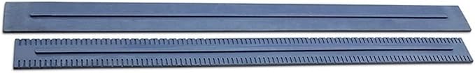 Two-Piece Floor Rubber Squeegee Blade Compatible with Karcher BD50/50, BD50/70, Floor Scrubber Edge Water Retaining Strip Spare Parts