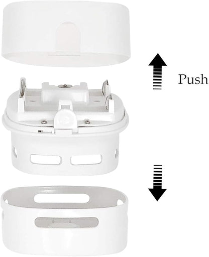 allydrew Cute Portable Mini Vacuum Cleaner for Home and Office, White Box