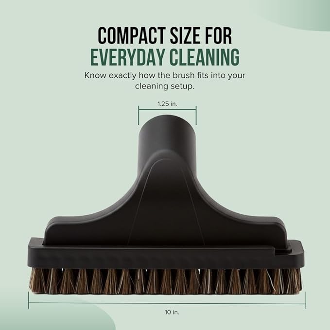 Selgo Universal 1 ¼ Inch (32mm) Vacuum Cleaner Upholstery Brush 10" Wide (Upholstery Brush), Pack of 10