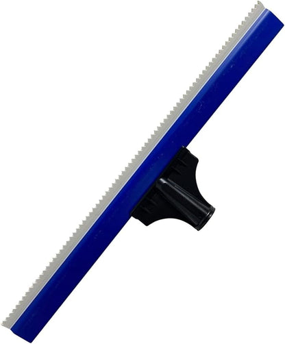 Baoblaze Squeegee for Epoxy Floor Cement Painting Serrated to Apply Heavy Coating Soft Rubber Rake for Multiple and Materials, 20cm