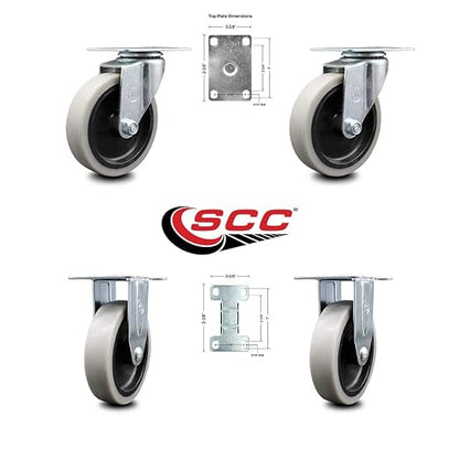 7734L1 FG7734L10000 7734L2 FG7734L20000 Rubbermaid Replacement Caster Set, 4PK