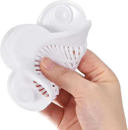 Hair Catcher Silicone Hair Stopper Shower Drain Covers with Suction Cups Suit for Bathroom Bathtub and Kitchen 1 Pack