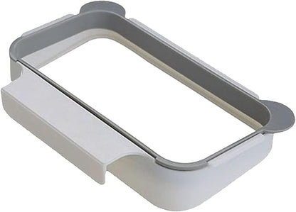 Garbage Bag Holder, Hanging Trash Can for Kitchen Cabinet Door Space Saving Over The Cabinet Trash Holder for Kitchen Bathroom