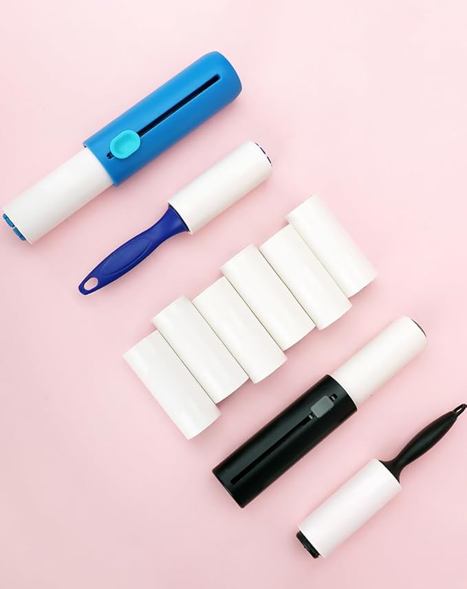 3 inch Mini Lint Roller Refills Compatible with Scotch Brite PetLovers Evercare Mini Lint Rollers Travel Size Extra Sticky 40 Sheets Per Refill 6 Pack 240 Sheets Total