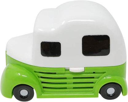 allydrew Cute Portable Mini Vacuum Cleaner for Home and Office, Green Truck