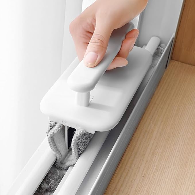 Removable Window Washing Brush Window Groove Cleaning Tool Sliding Door Track Cleaning Hand-held Crevice Brush The Wiper Blade