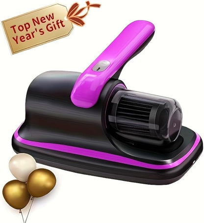 Rechargeable Handheld Bed Vacuum Cleaner, Super Suction and Low Noise, UV, Washable Filter for Deep Cleaning, Cordless Mattress Vacuum Cleaner, Effectively Cleans Beds, Sofas, Pet Hair and Carpets