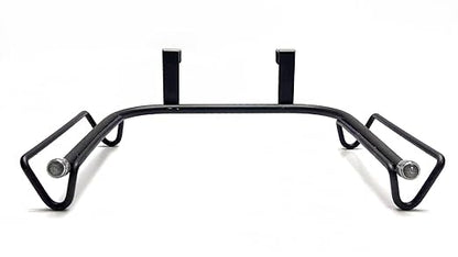 FitWell Over-The-Cabinet-Door Grocery Installation Plastic Recycling & Trash, Under Sink Garbage Bag Holder, Trash Bag Holder Rack for Recycled Reusable Disposable Grocery Bag (Black)