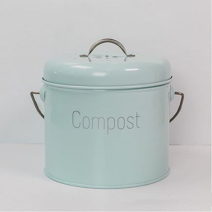 Kitchen Countertop Compost Bin with Lid Indoor Compost Container Compost Bucket for Kitchen Compost Pail Food Waste Bin