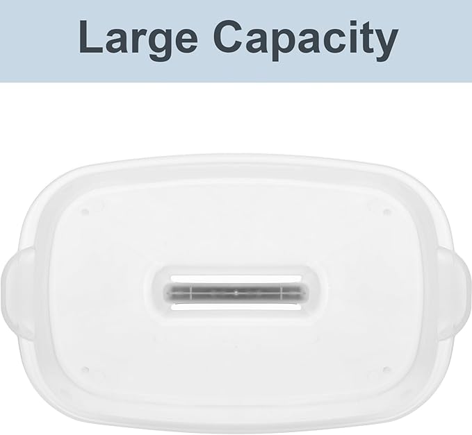 Haundry Large Cleaning Caddy with Handle, Cleaning Tool Storage Basket Organizer, Sturdy Pail Bucket Organizer, Household Bucket for Cleaning Supplies - Clear