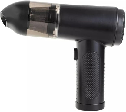 Handheld Air Duster & Mini Vacuum Cleaner Combo with 6 Attachments, Portable, Multi-Functional Cleaning Kit for Computers, Cars, and Electronics