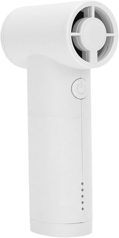 Naroote Compressed Air Duster, 40000RPM Cordless Air Blower, Mini Blower with 5 Speeds Adjustable Power & Type C Rechargeable 5000mAh, Ideal for Cleaning Keyboards, Computers & Cars (White)