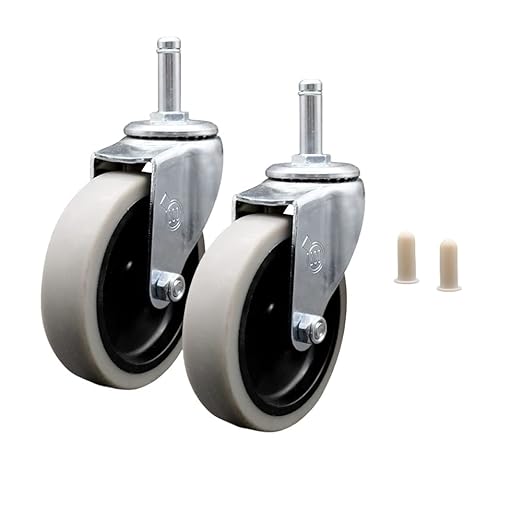 Service Caster Brand – Compatible with/Replacement for – Janitor Cleaning Carts – Fits Most Rubbermaid Janitorial Carts