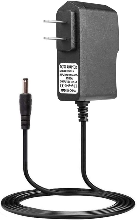 9V New Charger for Hurricane Spin Scrubber Brush Rechargeable Turbo Scrubber & TeleBrands Corp Hurricane Spin Scrubber Brush HSS1 HSSI Charger (Incompatible with Charging Voltage of 5V)