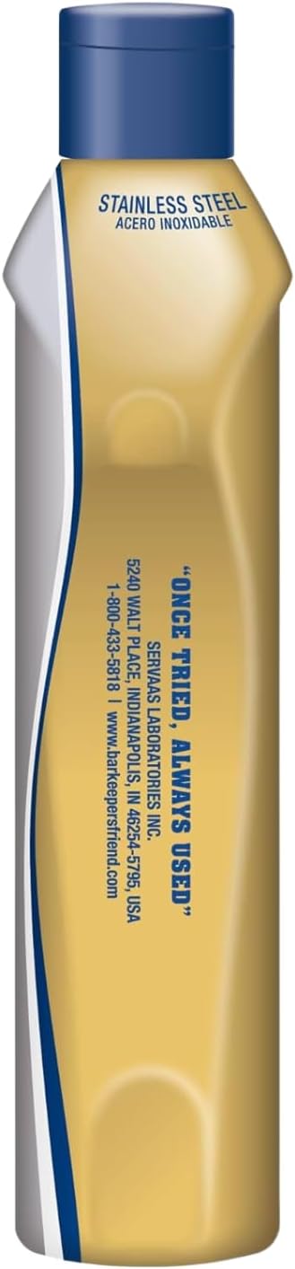 Soft Surface Cleanser 13 oz with 2 Multipurpose Scrubbers – Bleach-Free Multi-Surface Rust, Stain & Mineral Deposit Remover for Kitchen, Bathroom & Cookware